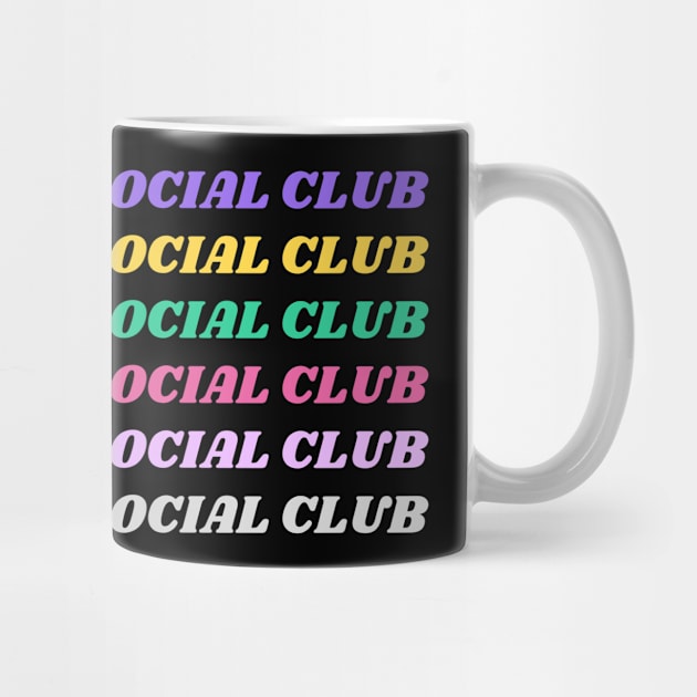 Introverts Social Club by Cosmic Whale Co.